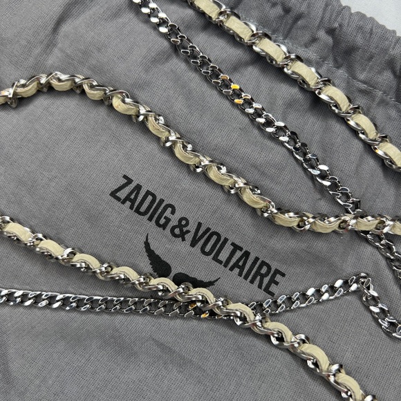 Rock Nano Humberto Cruz Crossbody - Zadig & Voltaire - Leather - Beige - Picture 11 of 16